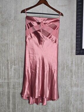 Banana Republic Salmon Silk Dress Size 10